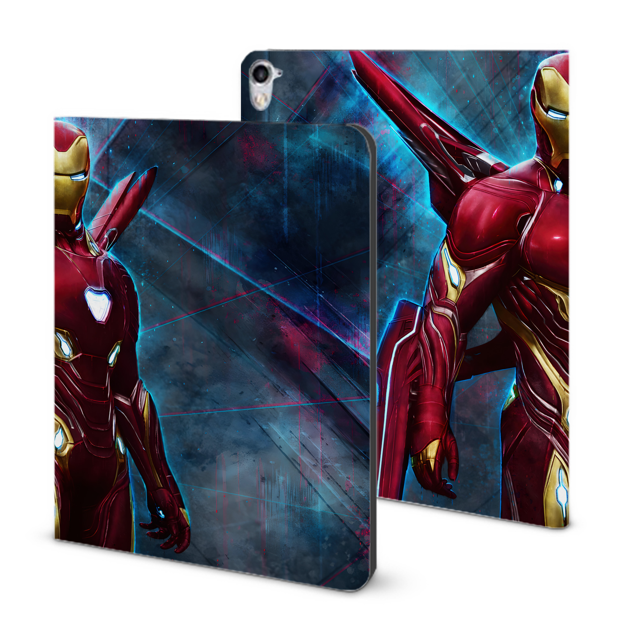 （画像用） アベンジャーズ The Avengers IPad ケース ブック型 PUレザー TPU 耐衝撃 軽量 薄型 ペン収納なし 全面保護 IPad 各モデル対応